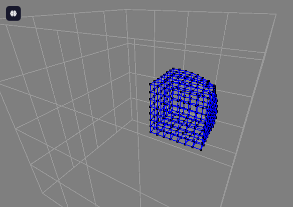 Mass-Spring Cube Simulation